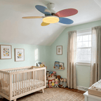Petalo Modern Wood Ceiling Fan Light