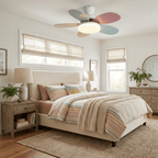 Petalo Modern Wood Ceiling Fan Light