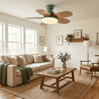 Petalo Modern Wood Ceiling Fan Light