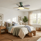 Petalo Modern Wood Ceiling Fan Light