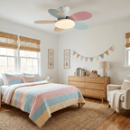 Petalo Modern Wood Ceiling Fan Light