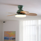 Petalo Modern Wood Ceiling Fan Light