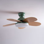 Petalo Modern Wood Ceiling Fan Light