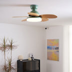 Petalo Modern Wood Ceiling Fan Light