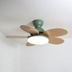 Petalo Modern Wood Ceiling Fan Light