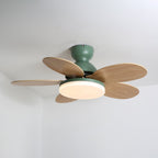 Petalo Modern Wood Ceiling Fan Light