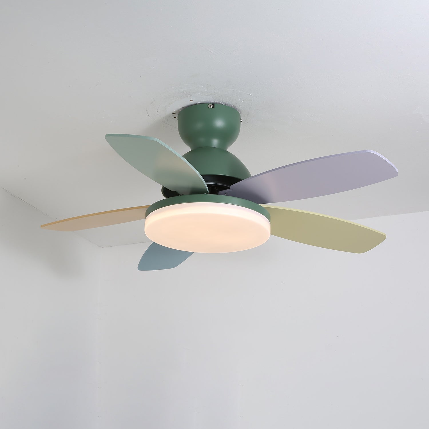 Petalo Modern Wood Ceiling Fan Light