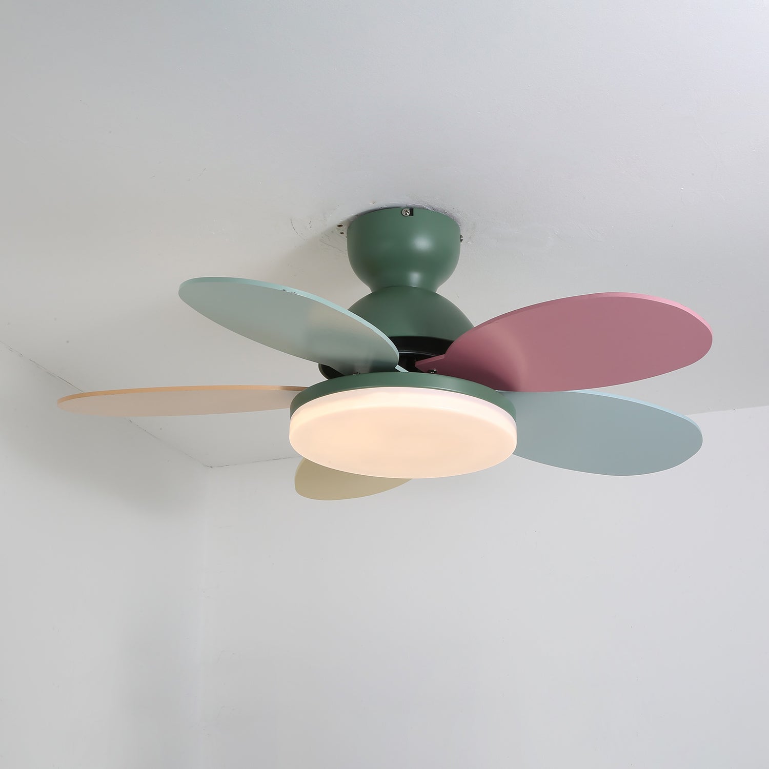 Petalo Modern Wood Ceiling Fan Light