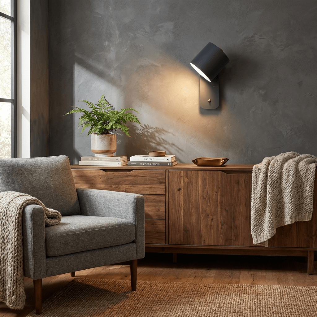 Adjustable Cylinder Wall Sconce