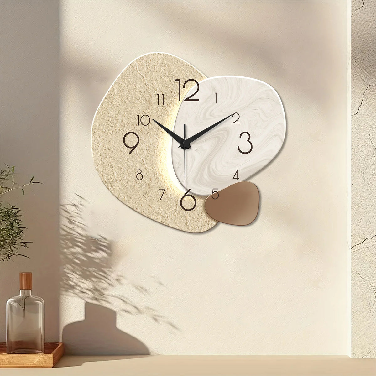 TempoStone Modern Minimalist Wall Clock