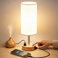 Velnee Bedside Table Lamp for Bedroom