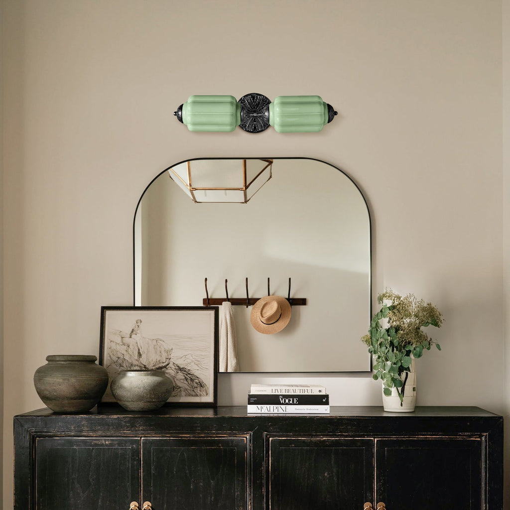 Vintage Glass Margot Vanity Light Fixture