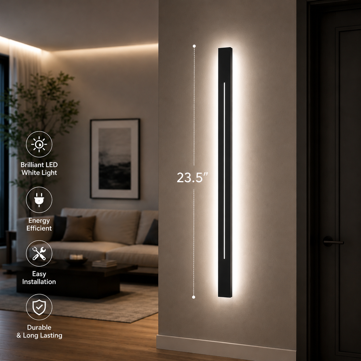 Velnee LED Wall Mounted Bar Light