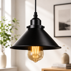 Vintage Industrial Cone Pendant Light