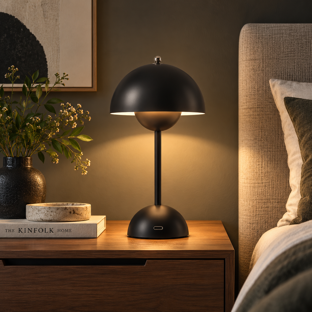 Rechargeable Mushroom Table Lamp