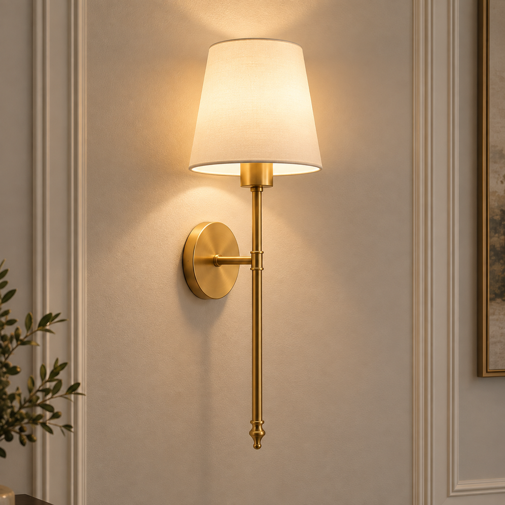 Dimmable Wireless Remote Control Wall Sconce