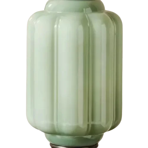 Vintage Glass Brass Margot Table Lamp