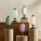 Pumpkin Glass Semi Flush Mount Margot Glass Ceiling Light