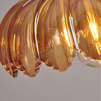 Vintage Flower Glass Pendant Light