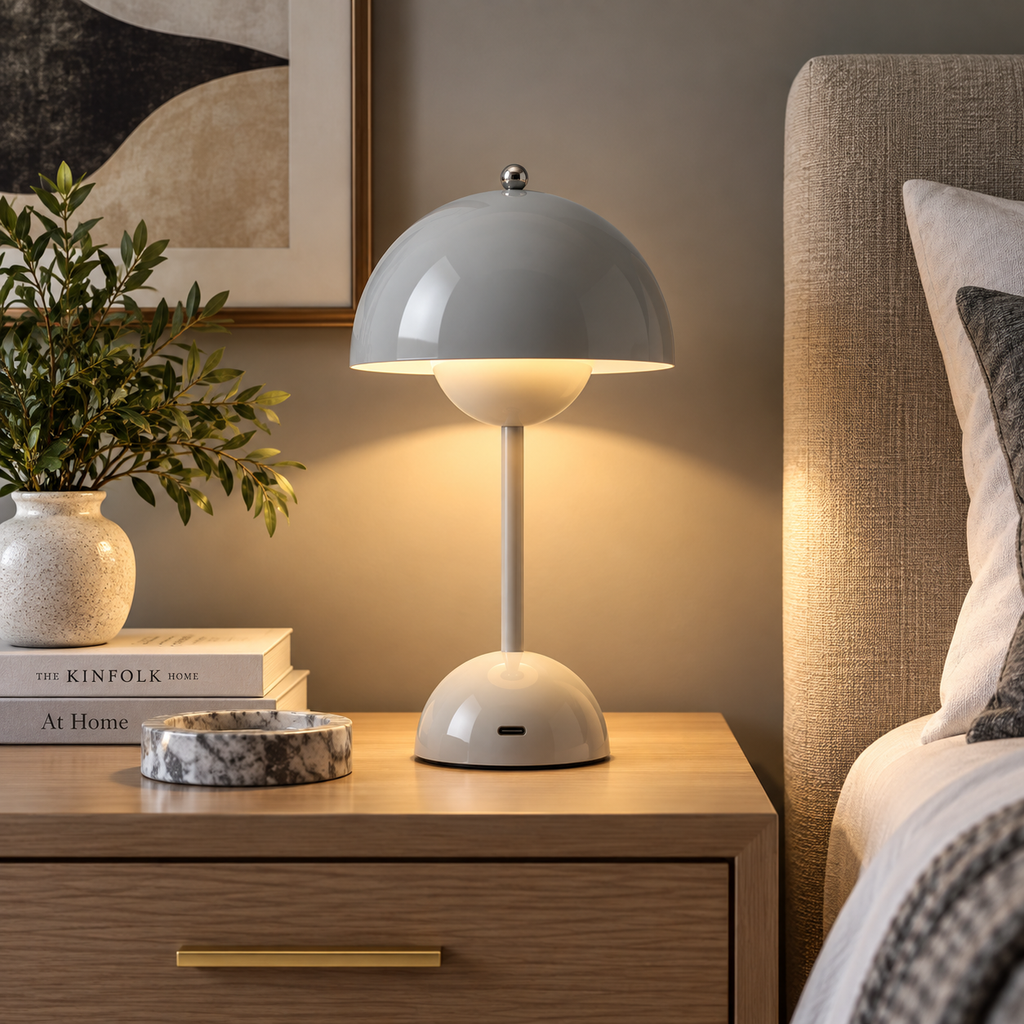 Rechargeable Mushroom Table Lamp