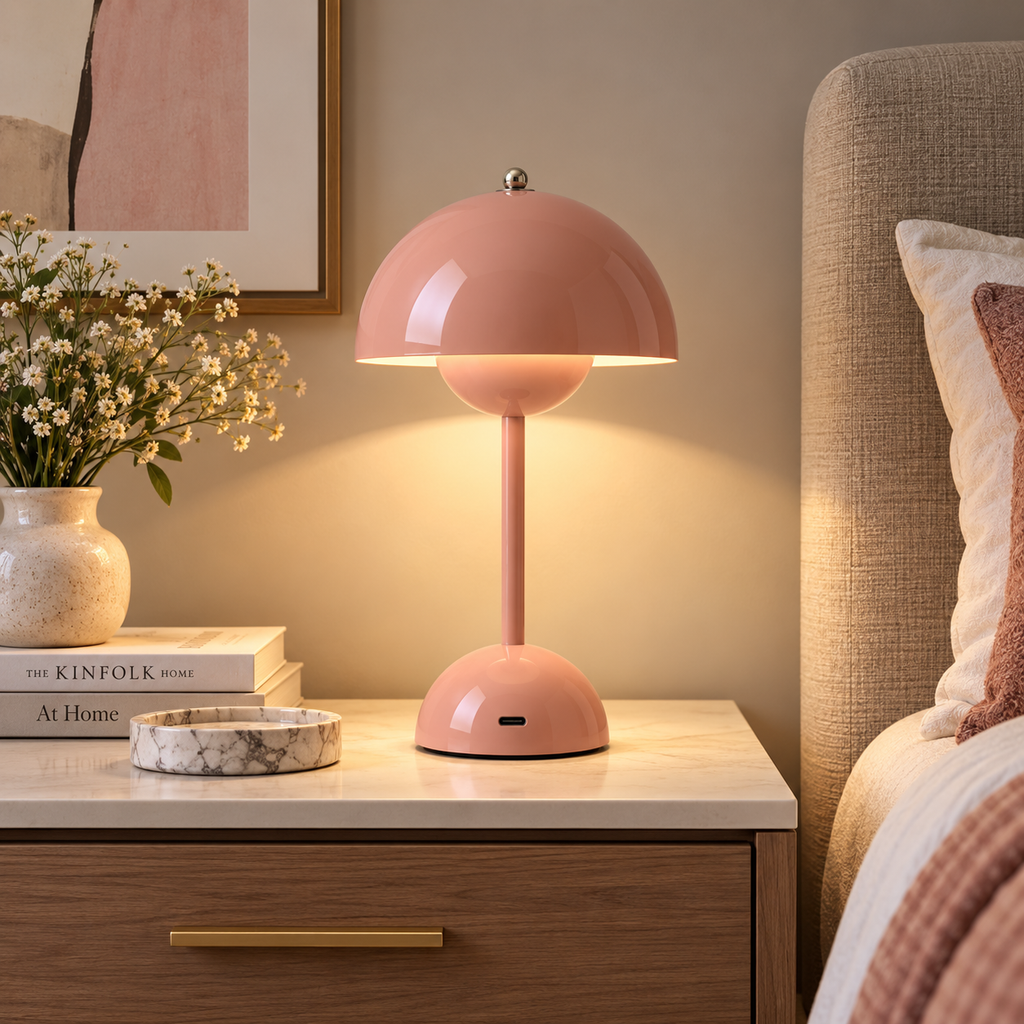 Rechargeable Mushroom Table Lamp
