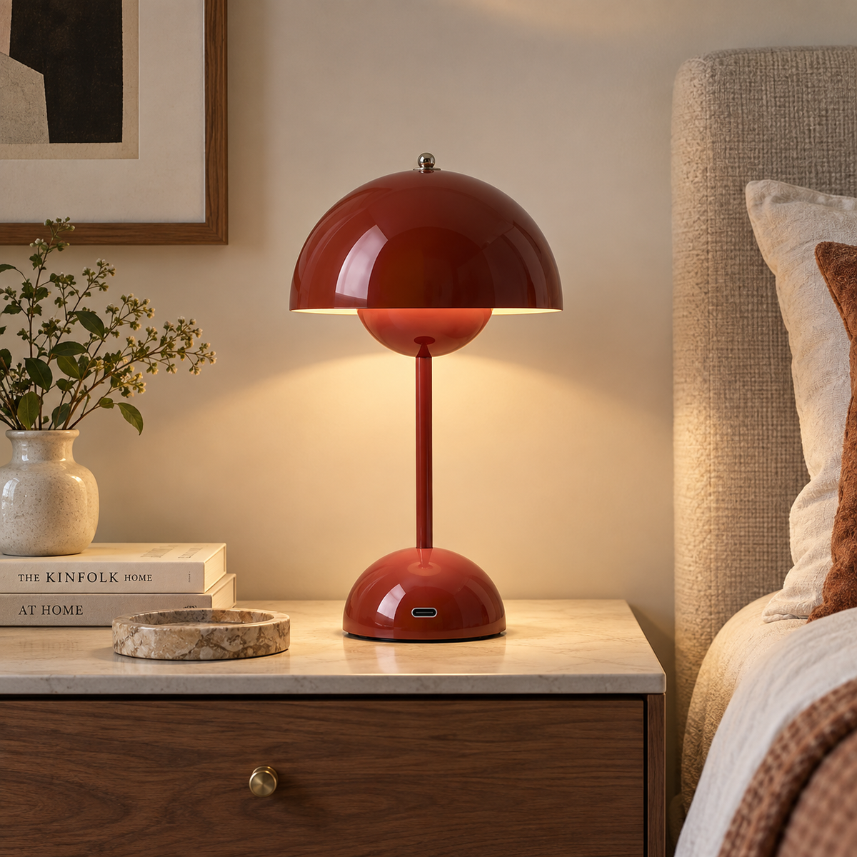 Rechargeable Mushroom Table Lamp