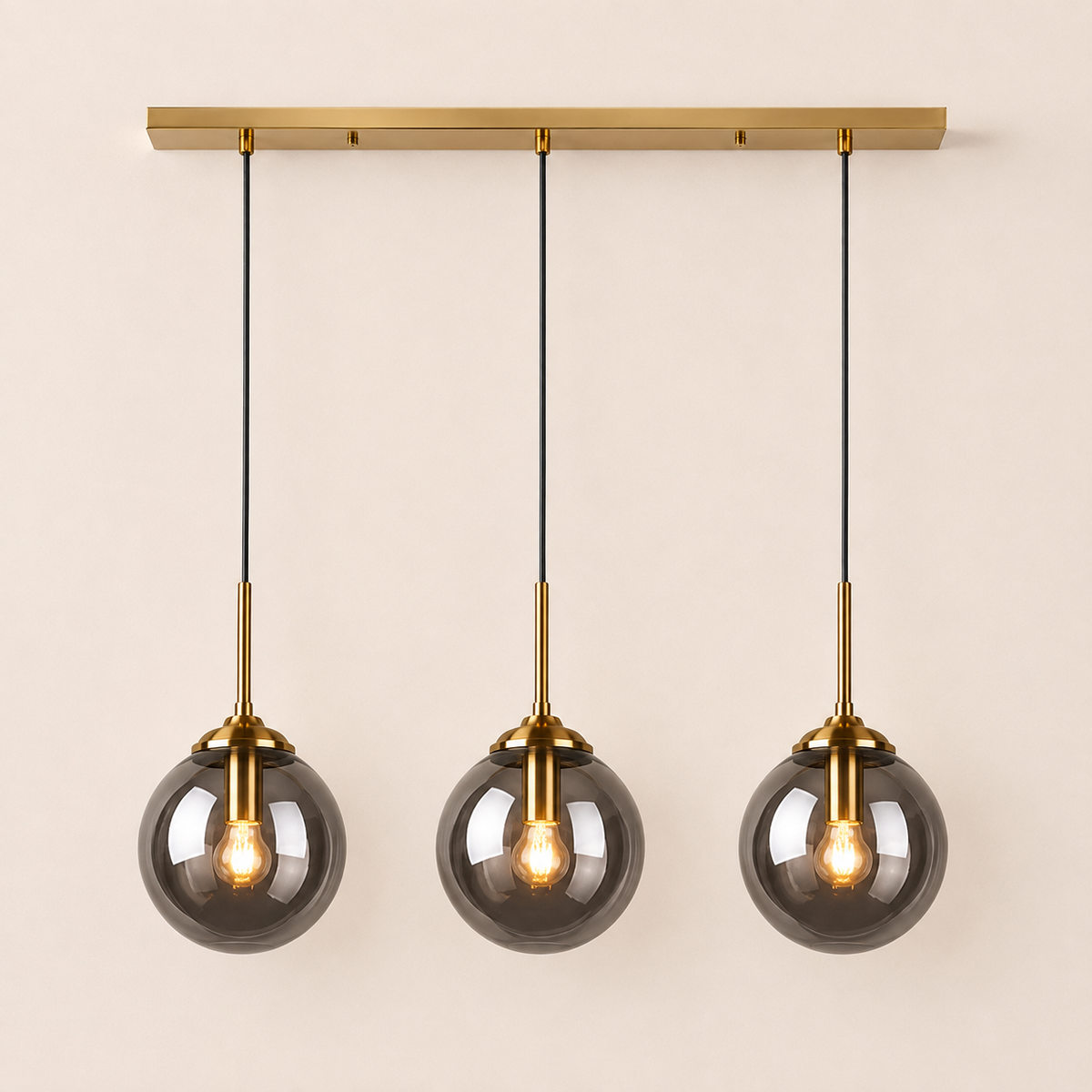Modern Nordic Glass Globe Chandelier