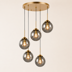 Modern Nordic Glass Globe Chandelier
