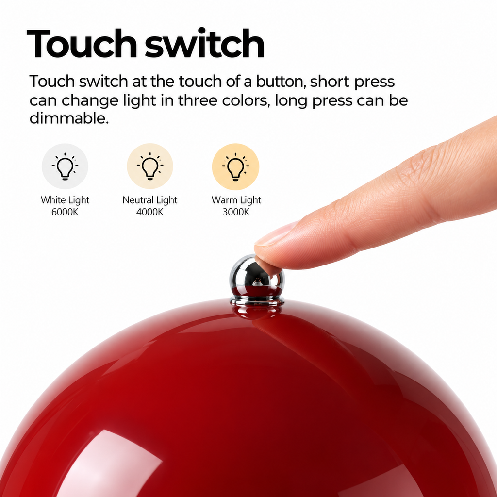 Rechargeable Mushroom Table Lamp