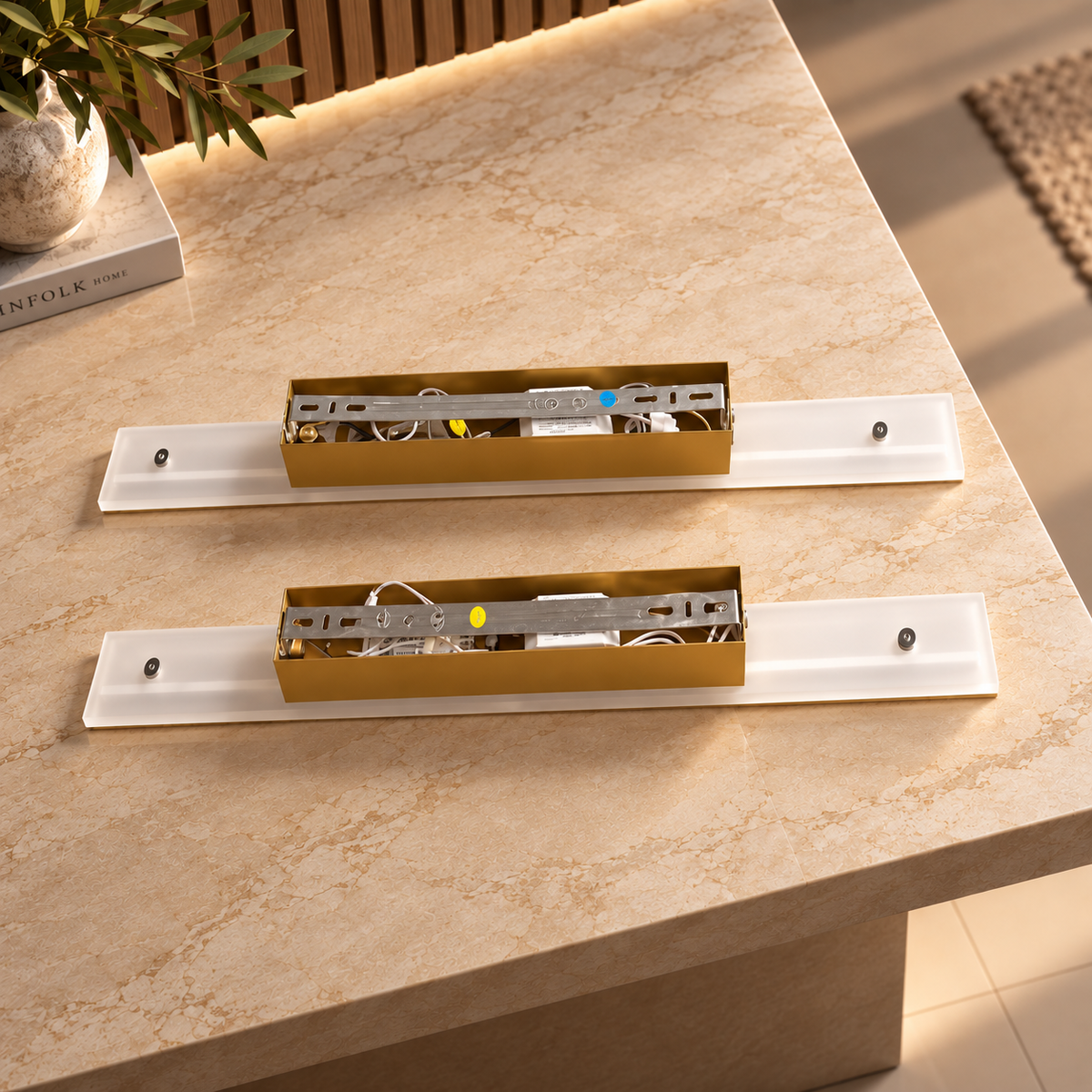 Gold Vanity Bar Light Sconce