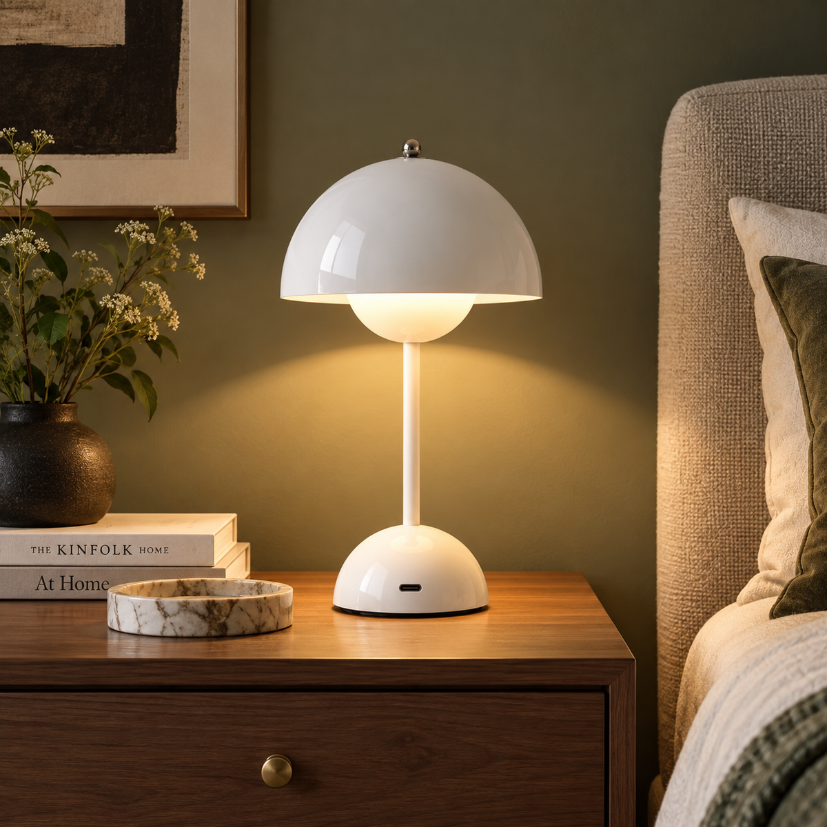 Rechargeable Mushroom Table Lamp